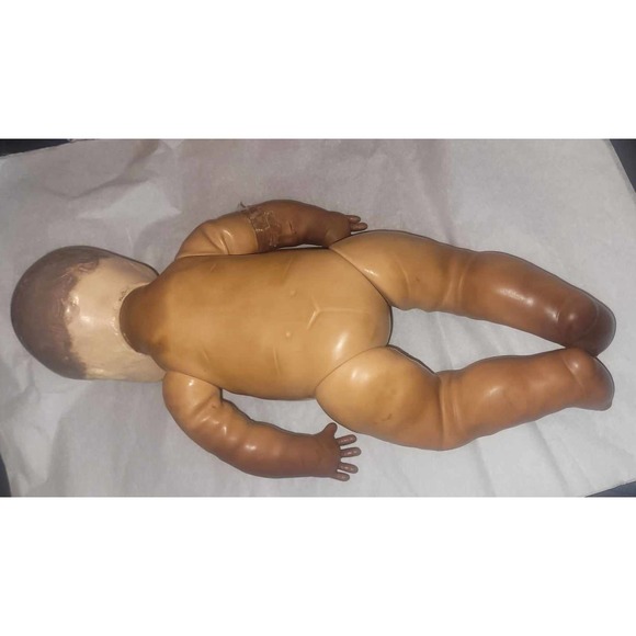 16" 40s-50s Composite (Head) Baby Doll w/Embroidered Pillowcase Dress & … - Picture 9 of 12